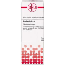 LACHESIS D 10 Dilution 20 ml