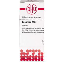 LACHESIS D 30 Tabletten 80 St.
