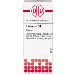 LACHESIS D 6 Tabletten 80 St.