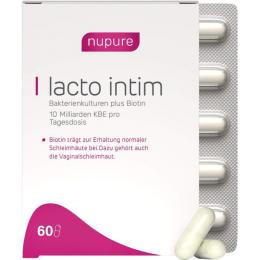 LACTO INTIM Milchsäurebakterien+Biotin msr.Kaps. 60 St.