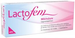 LACTOFEM Milchsäure Vaginalzäpfchen 7 St Suppositorien