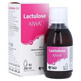 LACTULOSE AIWA 670 mg/ml Lösung zum Einnehmen 200 ml Lösung zum Einnehmen