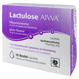 LACTULOSE AIWA Pflaumenaroma 10 g/15 ml Lsg.z.Einn 10 X 15 ml Lösung zum Einnehmen