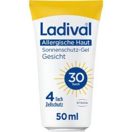 LADIVAL allergische Haut Gel Gesicht LSF 30 50 ml