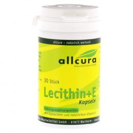 Ein aktuelles Angebot für LECITHIN KAPSELN+Vitamin E 1.000 mg 30 St Kapseln Nahrungsergänzungsmittel - jetzt kaufen, Marke Allcura Naturheilmittel GmbH.