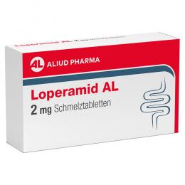 LOPERAMID AL 2 mg Schmelztabletten 12 St Schmelztabletten