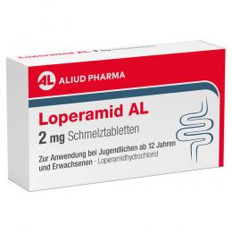 Ein aktuelles Angebot für LOPERAMID AL 2 mg Schmelztabletten 6 St Schmelztabletten  - jetzt kaufen, Marke ALIUD Pharma GmbH.