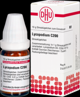 LYCOPODIUM C 200 Globuli 10 g