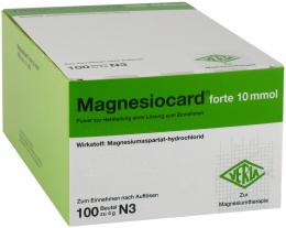 Magnesiocard forte 10 mmol 100 St Pulver zur Herstellung einer Lösung zum Einnehmen