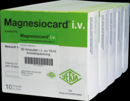 MAGNESIOCARD i.v. Injektionslsung 50X10 ml