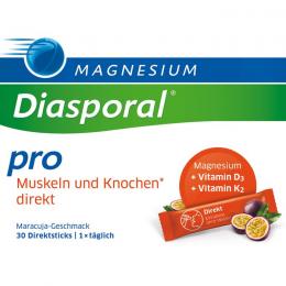 MAGNESIUM DIASPORAL pro D3+K2 Musk.+Knochen direkt 30 St.