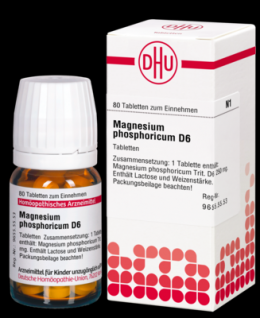 MAGNESIUM PHOSPHORICUM D 6 Tabletten 80 St