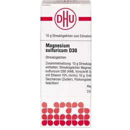 MAGNESIUM SULFURICUM D 30 Globuli 10 g