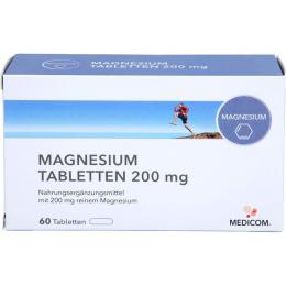 MAGNESIUM TABLETTEN 200 mg 60 St.