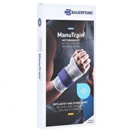 Ein aktuelles Angebot für MANUTRAIN Handgelenkbandage links Gr.4 schwarz 1 St Bandage  - jetzt kaufen, Marke Bauerfeind AG Geschäftsbereich Orthopädie.
