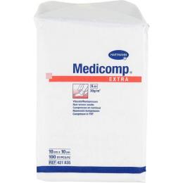 MEDICOMP extra Vlieskomp.unsteril 10x10 cm 100 St.