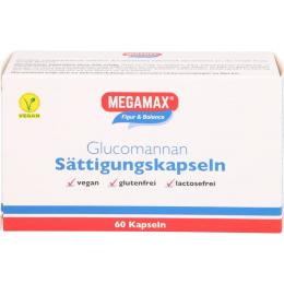 MEGAMAX Sättigungskapseln Glucomannan 60 St.