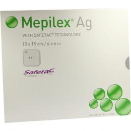 MEPILEX Ag Schaumverband 15x15 cm steril 5 St Verband