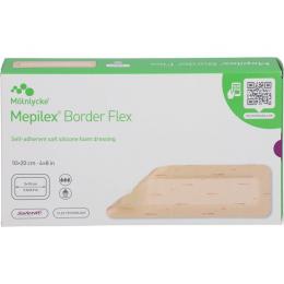 MEPILEX Border Flex Schaumverb.haft.10x20 cm 10 St.