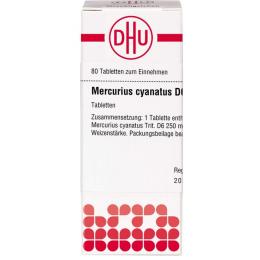 MERCURIUS CYANATUS D 6 Tabletten 80 St.