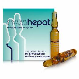 Ein aktuelles Angebot für METAHEPAT Injektionslösung 5 X 2 ml Injektionslösung Nahrungsergänzungsmittel - jetzt kaufen, Marke Meta Fackler Arzneimitel GmbH.