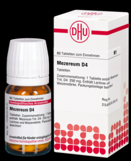 MEZEREUM D 4 Tabletten 80 St