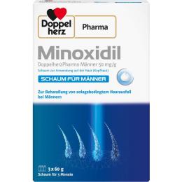 MINOXIDIL DoppelherzPharma Männer 50 mg/g Schaum 180 g