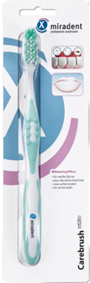 MIRADENT Carebrush Zahnbrste wei/grn 1 St