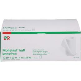 MOLLELAST haft Binden latexfrei 10 cmx20 m weiß 6 St.