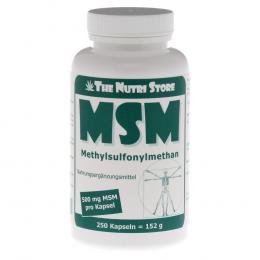 MSM 500 mg Methylsulfonylmethan Kapseln 250 St Kapseln