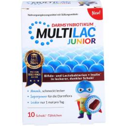 MULTILAC Darmsynbiotikum Junior Täfelchen 10 St.