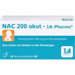 NAC 200 akut-1A Pharma Brausetabletten 20 St.