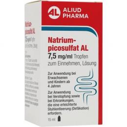 NATRIUMPICOSULFAT AL 7,5 mg/ml Tropfen z.Einnehmen 15 ml