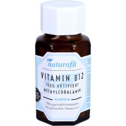 NATURAFIT Vitamin B12 1000 µg aktiviert Kapseln 90 St.