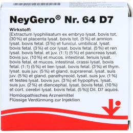 NEYGERO Nr.64 D 7 Ampullen 10 ml