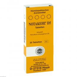 Ein aktuelles Angebot für NOTAKEHL D 5 20 St Tabletten Naturheilmittel - jetzt kaufen, Marke Sanum-Kehlbeck GmbH & Co. KG.