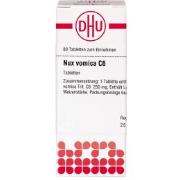 NUX VOMICA C 6 Tabletten 80 St.