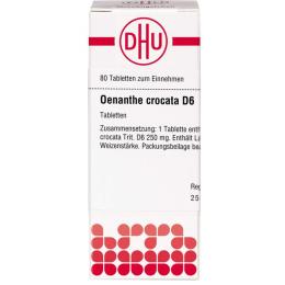 OENANTHE CROCATA D 6 Tabletten 80 St.