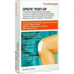 OPSITE Post-OP 5x6,5 cm Verband 5 St.