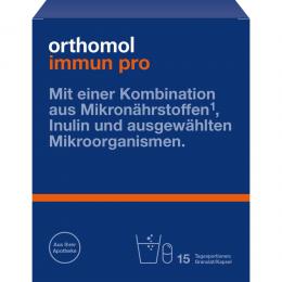 Ein aktuelles Angebot für ORTHOMOL Immun pro Granulat/Kapsel 15 St Granulat Nahrungsergänzungsmittel - jetzt kaufen, Marke Orthomol Pharmazeutische Vertriebs GmbH.
