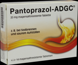 PANTOPRAZOL ADGC 20 mg magensaftres.Tabletten 14 St