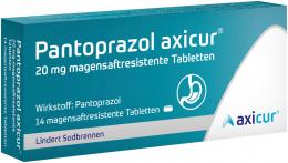 Ein aktuelles Angebot für PANTOPRAZOL axicur 20 mg magensaftres.Tabletten 14 St Tabletten magensaftresistent Sodbrennen - jetzt kaufen, Marke axicorp Pharma GmbH - Geschäftsbereich OTC (Axicur).