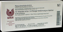 PLEXUS BRACHIALIS GL D 12 Ampullen 10X1 ml