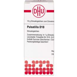 PULSATILLA D 10 Globuli 10 g