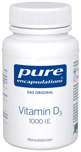Ein aktuelles Angebot für PURE ENCAPSULATIONS Vitamin D3 1000 I.E. Kapseln 120 St Kapseln Nahrungsergänzungsmittel - jetzt kaufen, Marke pro medico GmbH.