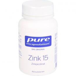 PURE ENCAPSULATIONS Zink 15 Zinkpicolinat Kapseln 180 St.