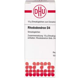 RHODODENDRON D 4 Globuli 10 g
