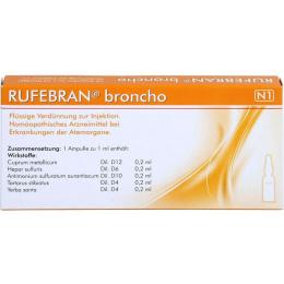 RUFEBRAN broncho Ampullen 10 St.