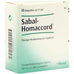 SABAL HOMACCORD Ampullen 10 St