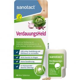 Ein aktuelles Angebot für SANOTACT VerdauungsHeld Mini-Tabletten 40 St Tabletten  - jetzt kaufen, Marke sanotact GmbH.
